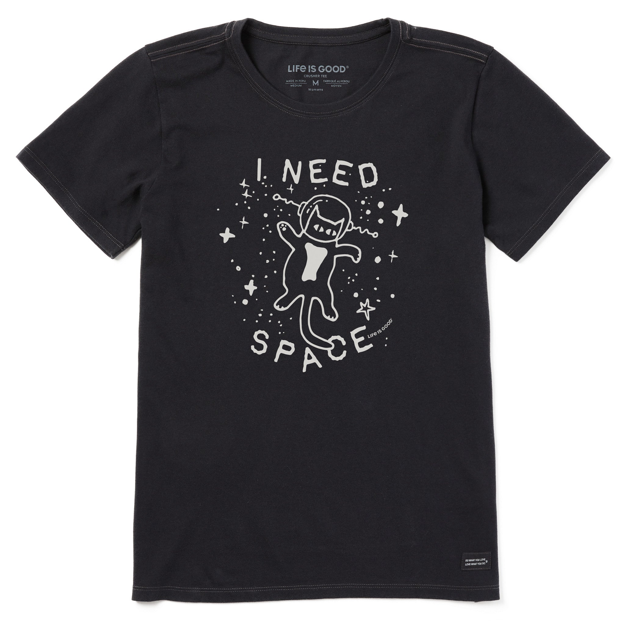 Women's I Need Space Cat Short Sleeve Tee