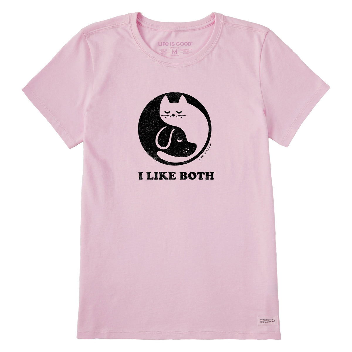Women's I Like Both Cats and Dogs Short Sleeve Tee