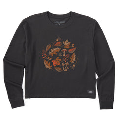 Women's Forest Delights Medley Long Sleeve Crusher Boxy Tee