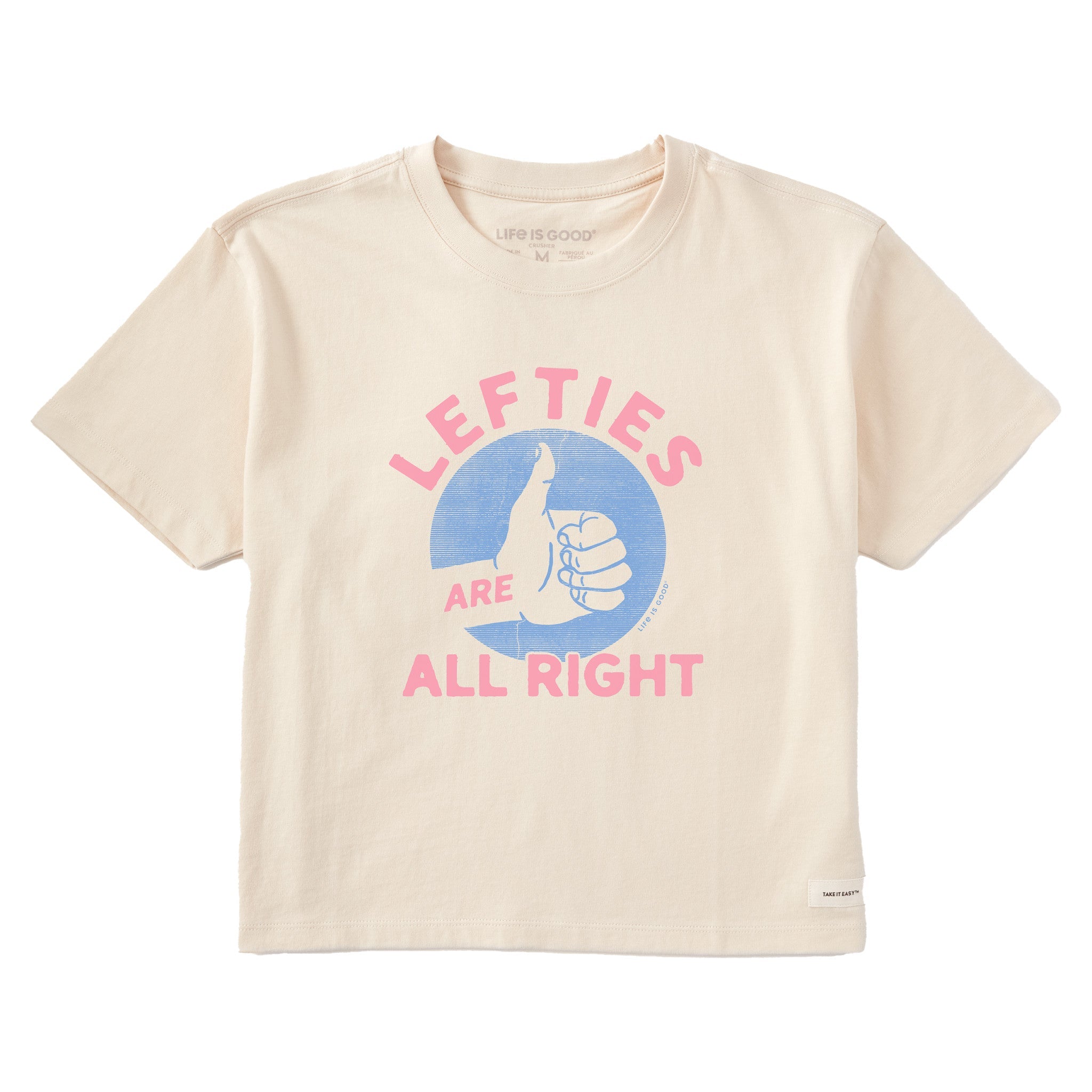Women's Lefties are All Right Short Sleeve Crusher Boxy Tee