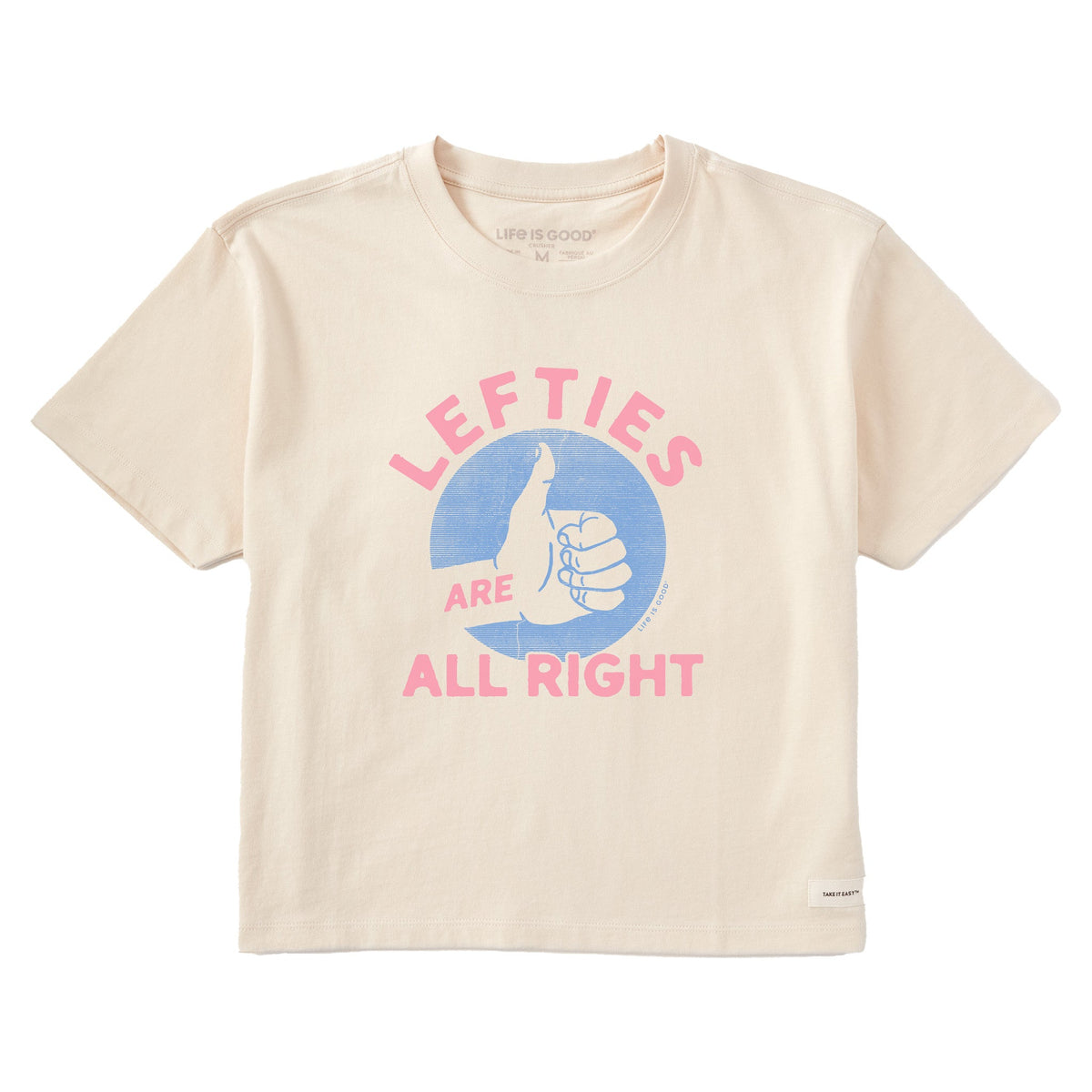 Women's Lefties are All Right Short Sleeve Crusher Boxy Tee