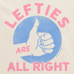 Women's Lefties are All Right Short Sleeve Crusher Boxy Tee