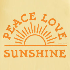 Men's Peace Love Sunshine Short Sleeve Tee