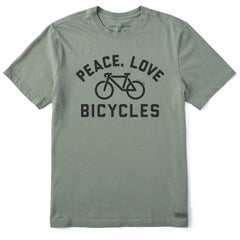 Men's Peace Love Bicycles Short Sleeve Tee