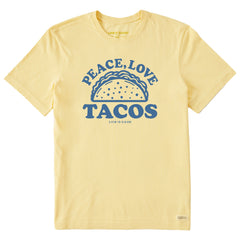 Men's Peace Love & Tacos Short Sleeve Tee