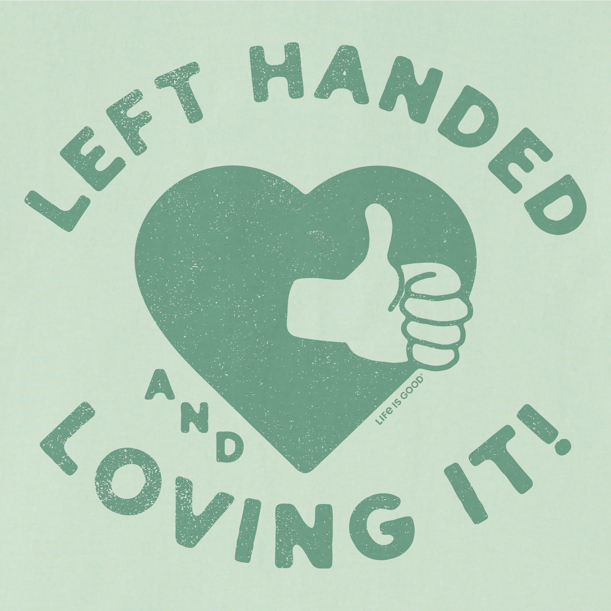 Kids Left Handed and Loving It! Short Sleeve Crusher Tee