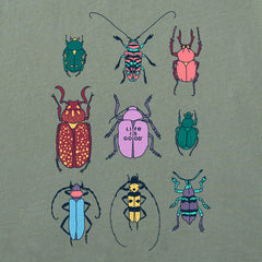 Women's Cool Bug Grid Long Sleeve Crusher Boxy Tee