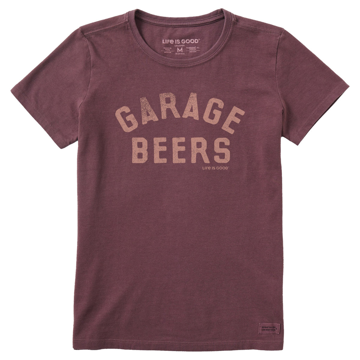 Women's Garage Beers Short Sleeve Crusher Tee