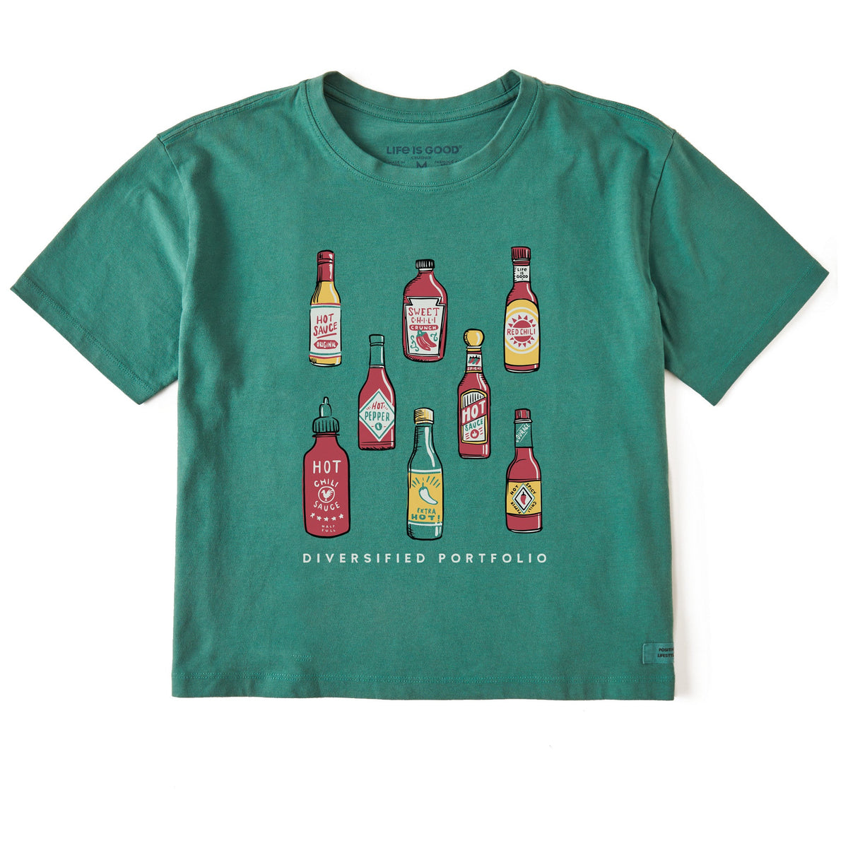 Women's Hot Sauce Portfolio Short Sleeve Crusher Boxy Tee