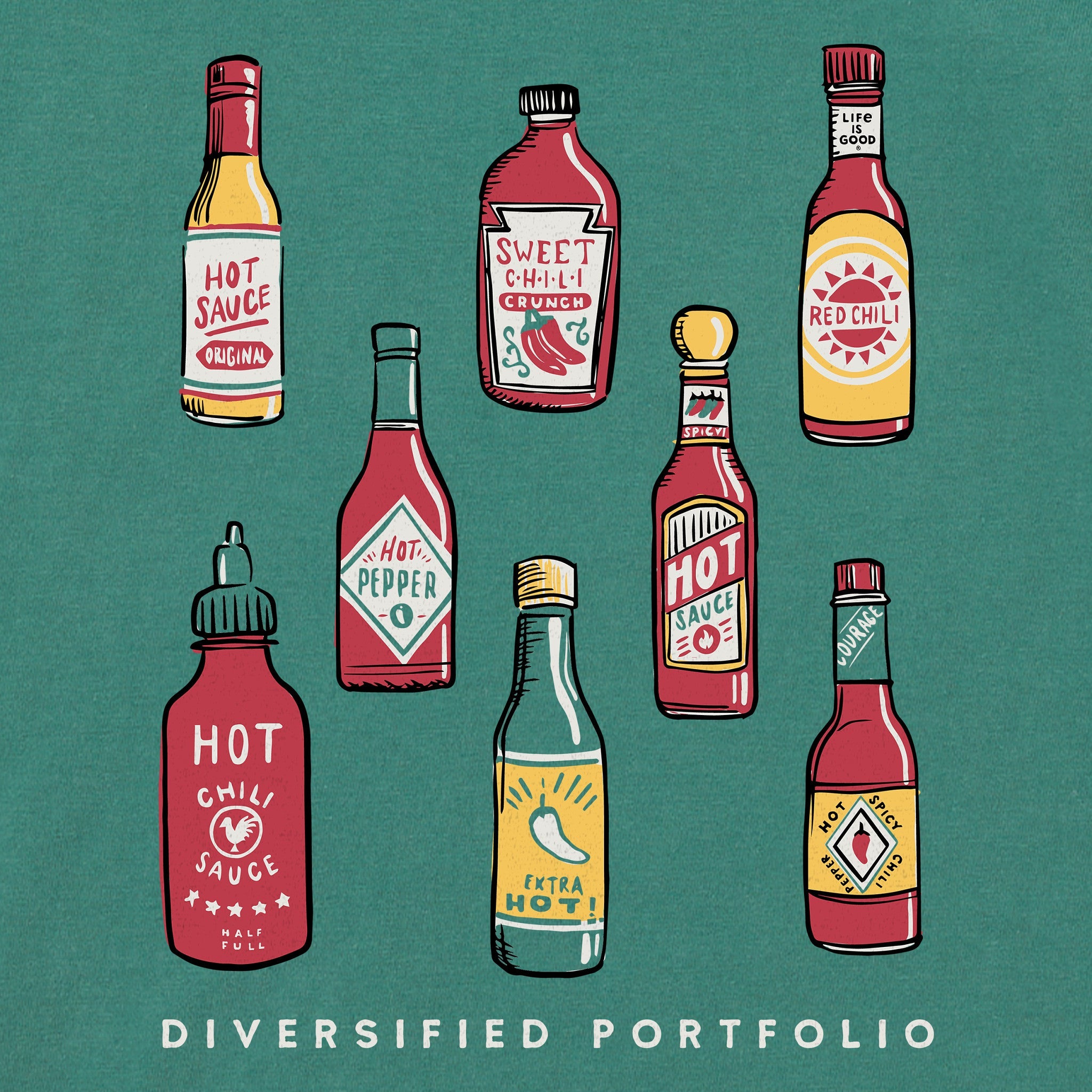 Women's Hot Sauce Portfolio Short Sleeve Crusher Boxy Tee