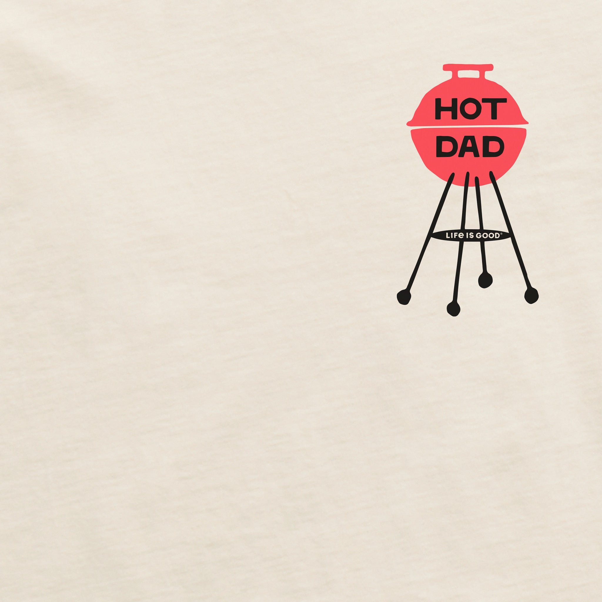 Men's Hot Dad Grill Short Sleeve Crusher Tee