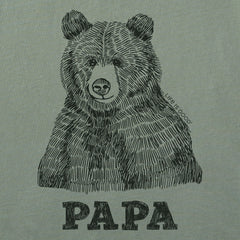Men's Fineline Papa Bear Simply True Fleece Crew