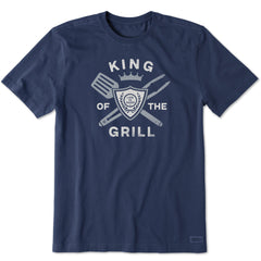 Men's King of the Grill Shield Short Sleeve Tee