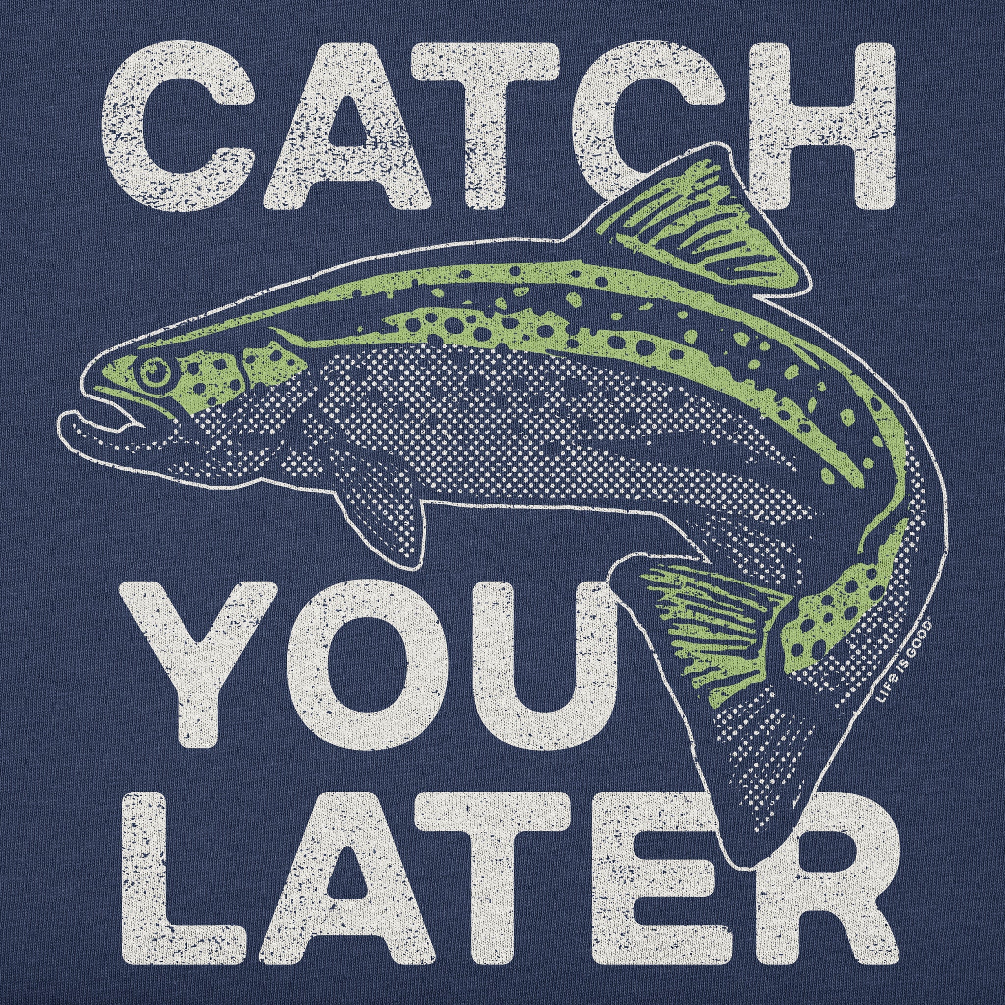 Kids Catch You Later Trout Short Sleeve Crusher Tee