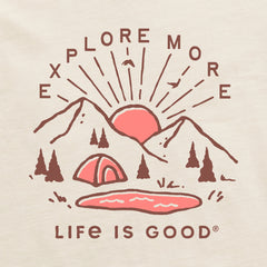 Women's Explore More Sunset Long Sleeve Crusher Boxy Tee