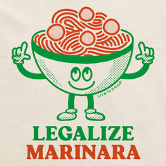 Women's Legalize Marinara Long Sleeve Crusher Boxy Tee