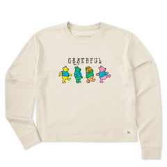 Women's Grateful Winnies Long Sleeve Crusher Boxy Tee