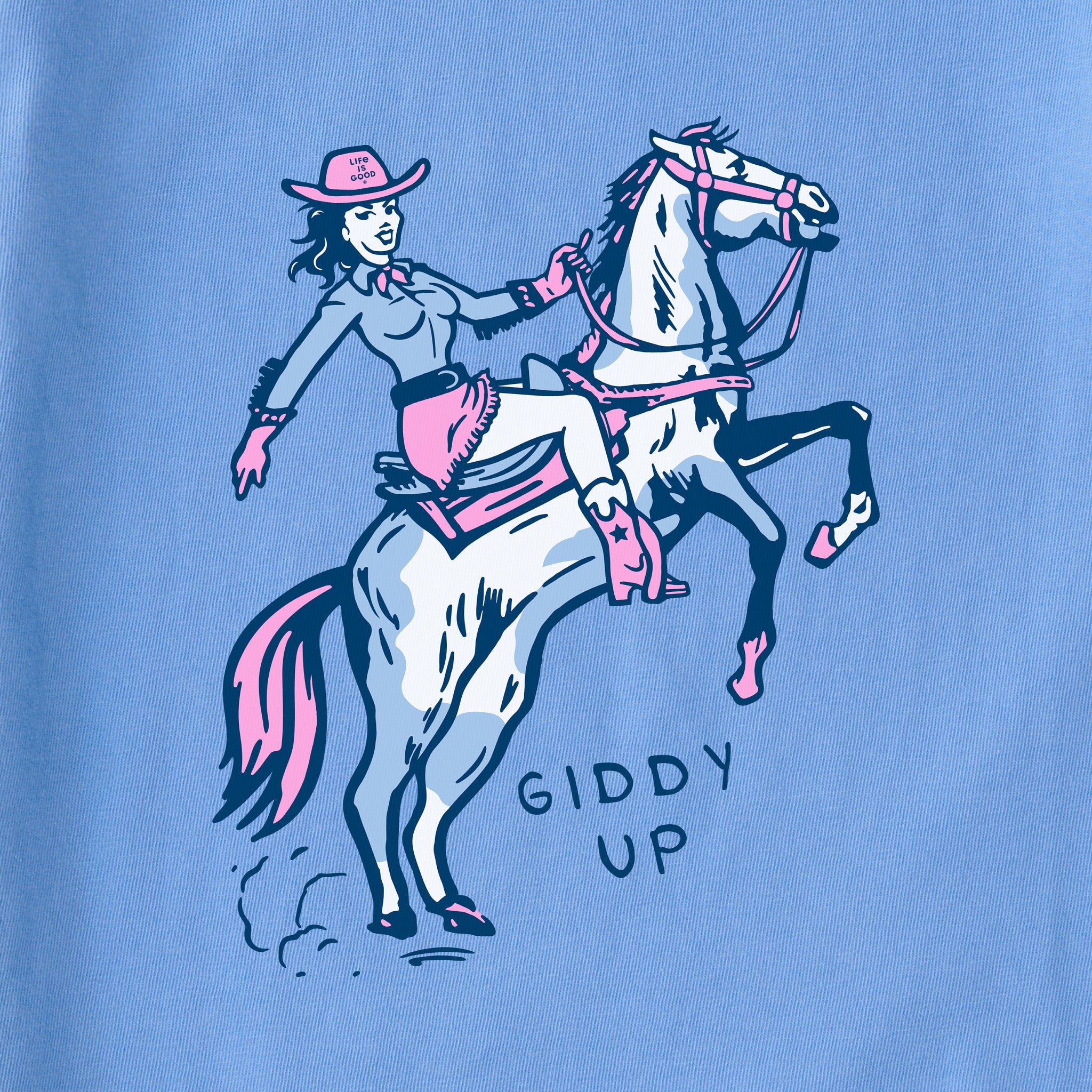 Women's Giddy Up Long Sleeve Crusher Boxy Tee