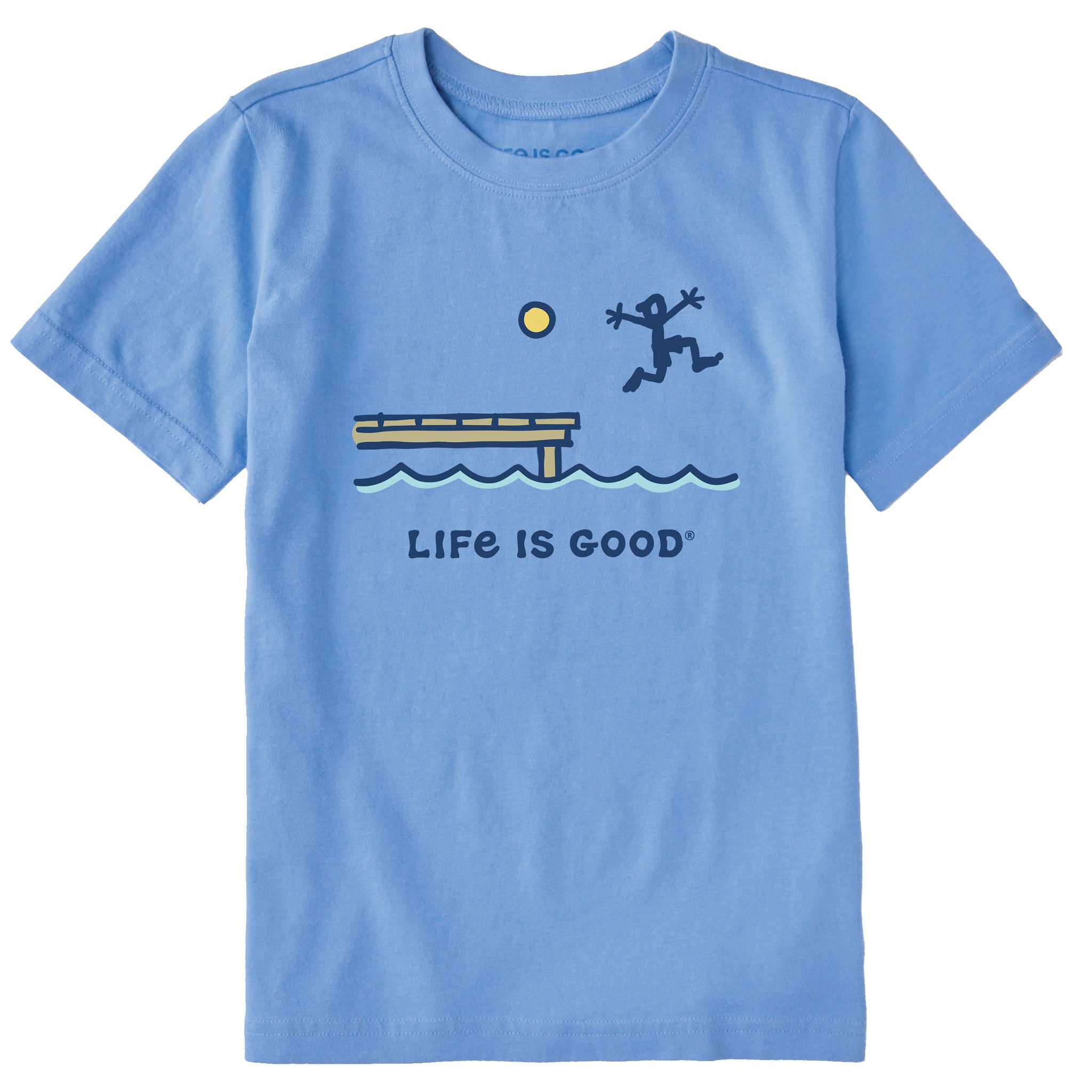 Kids Jake Dock Jump Short Sleeve Crusher Tee