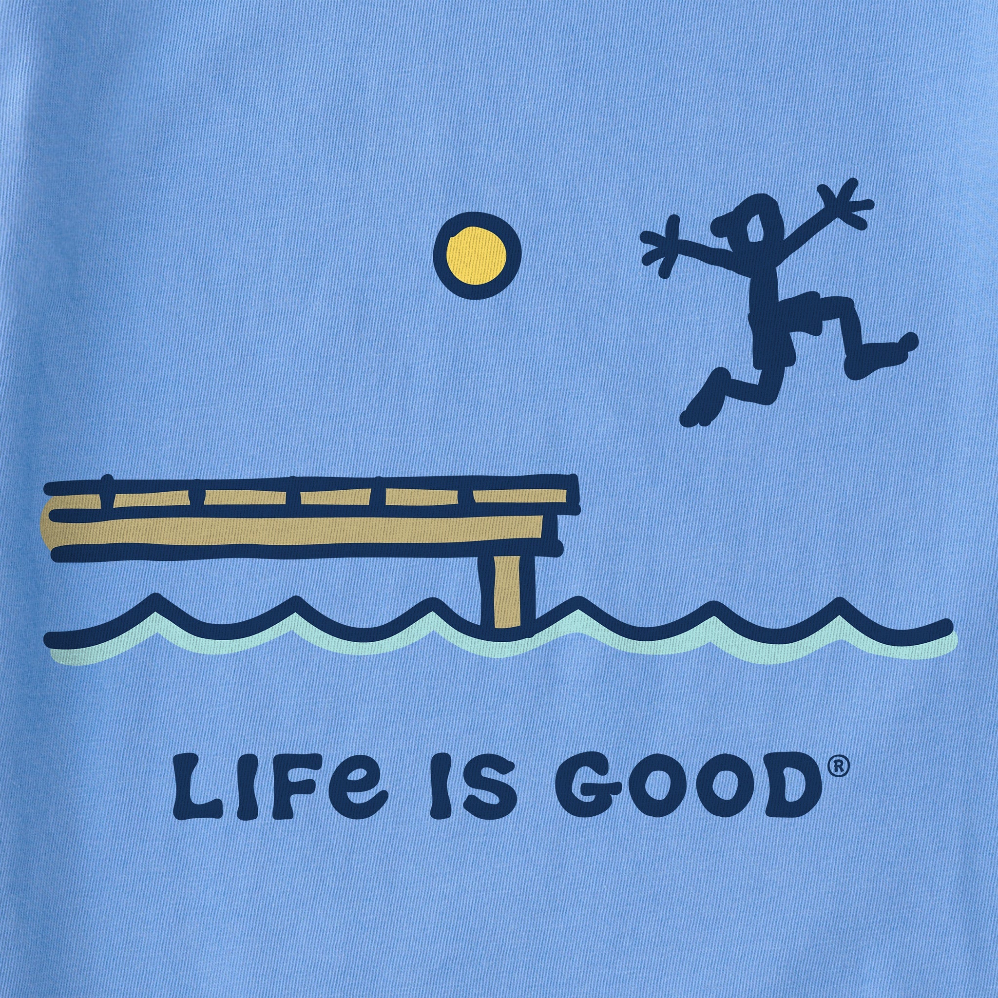 Kids Jake Dock Jump Short Sleeve Crusher Tee