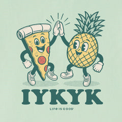Women's IYKYK Hawaiian Pizza Short Sleeve Crusher Boxy Tee