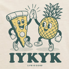 Women's IYKYK Hawaiian Pizza Short Sleeve Crusher Tee