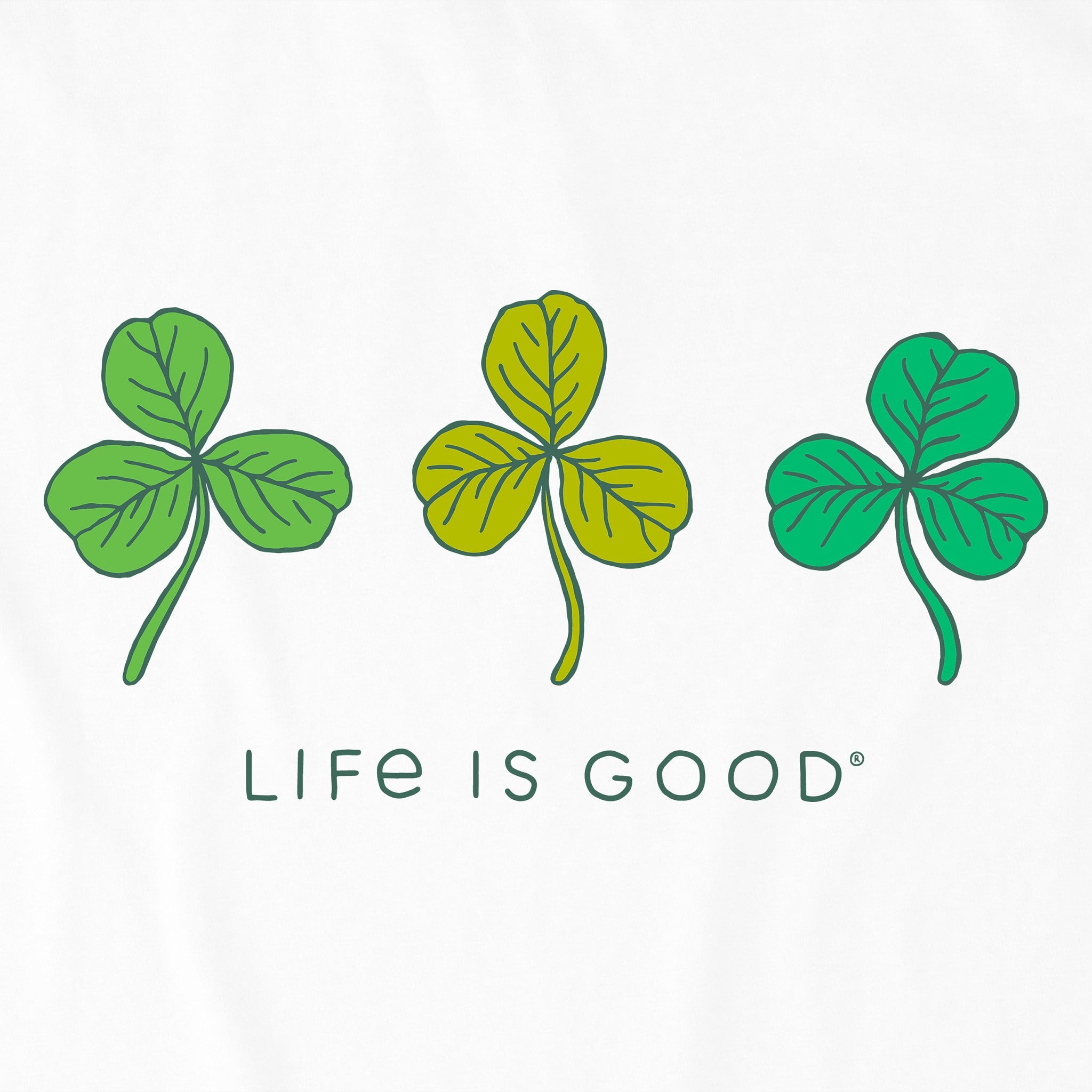 Kids Fineline 3 Clovers Short Sleeve Crusher Tee