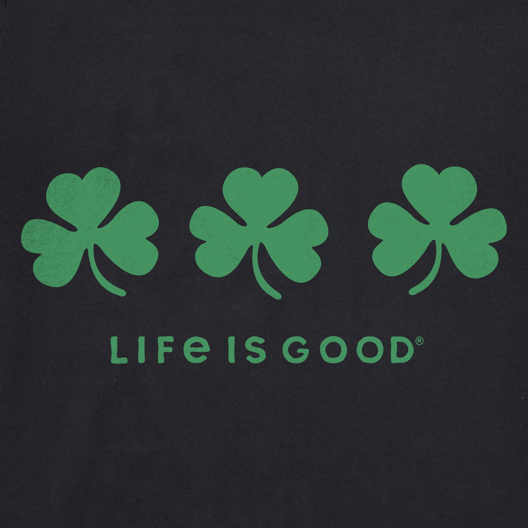 Men's Three Shamrocks Short Sleeve Crusher Tee