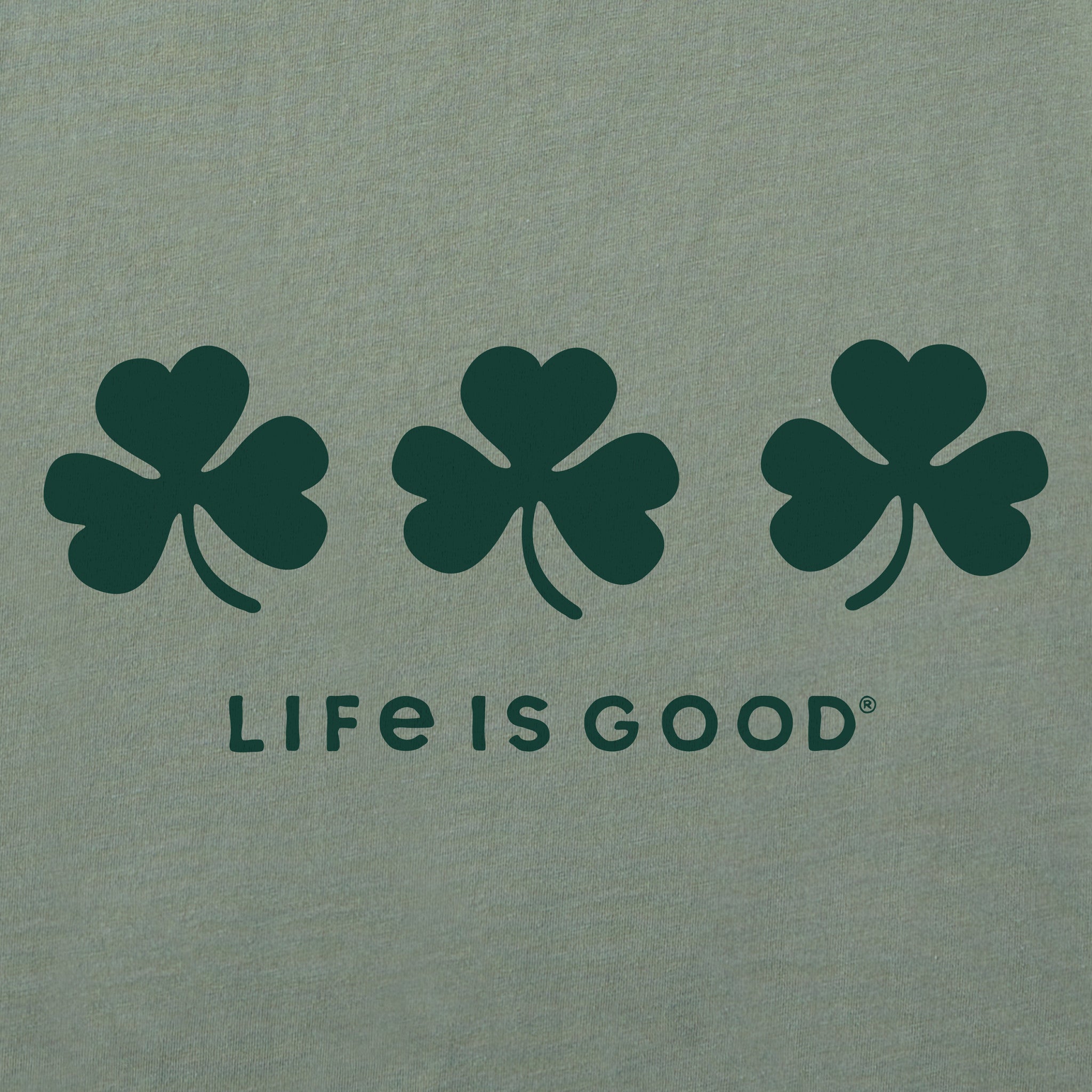 Men's Three Shamrocks Short Sleeve Crusher Tee