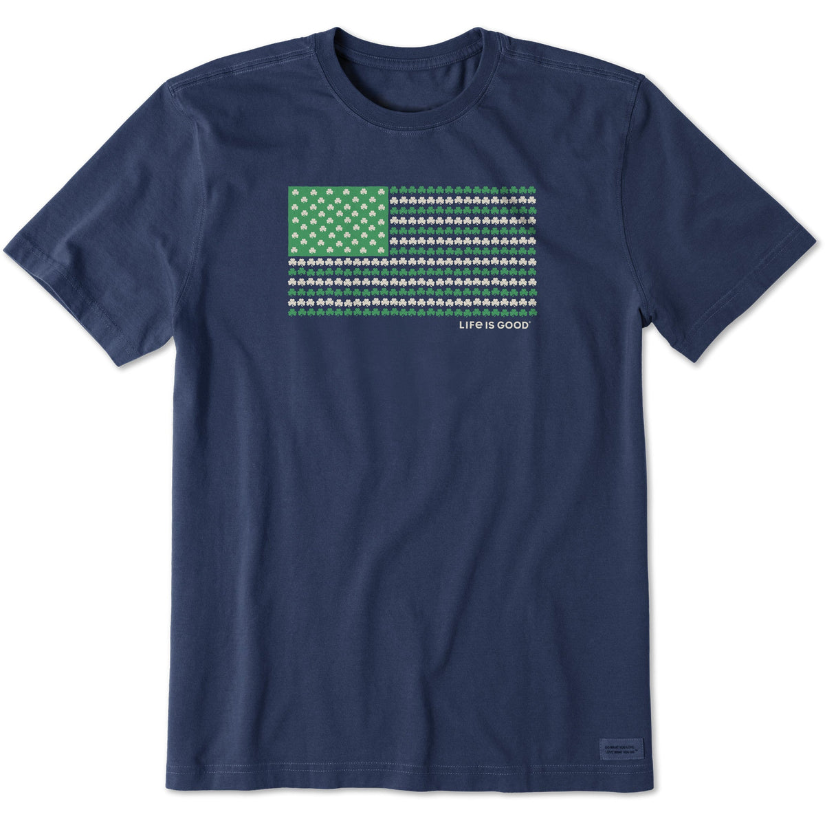 Men's Shamrock Flag Short Sleeve Crusher Tee