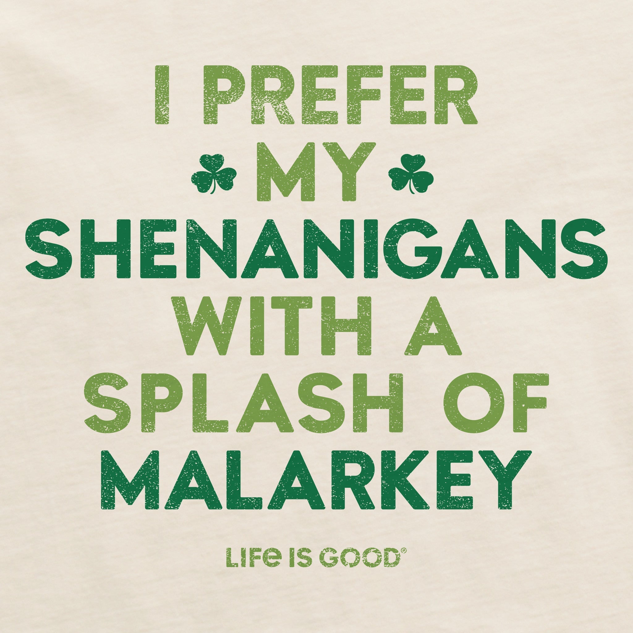 Men's Shenanigans with Malarkey Short Sleeve Crusher Tee