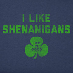Men's I Like Shenanigans Long Sleeve Crusher Tee
