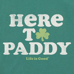 Women's Cooper Here to Paddy Clover Short Sleeve Crusher Boxy Tee