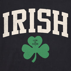 Men's Irish Clover Long Sleeve Crusher Tee
