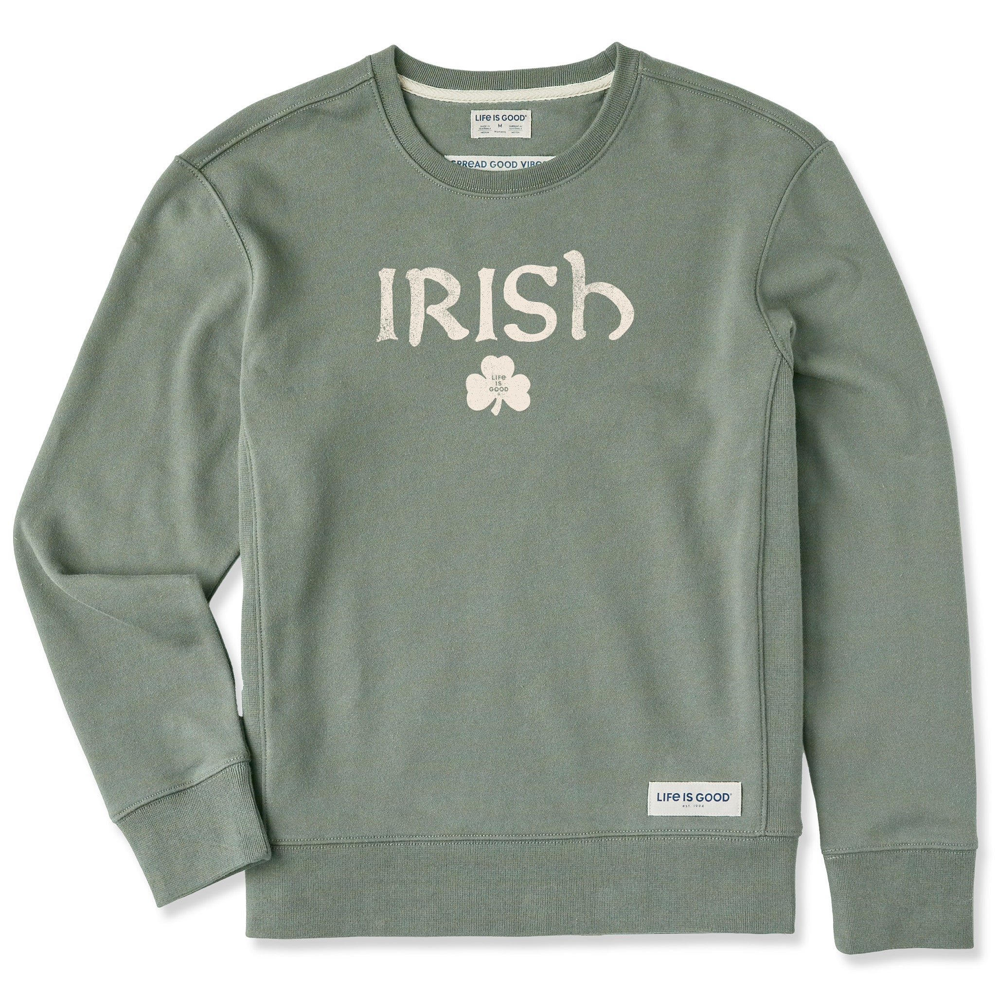 Women's Irish Clover 2 Simply True Fleece Crew