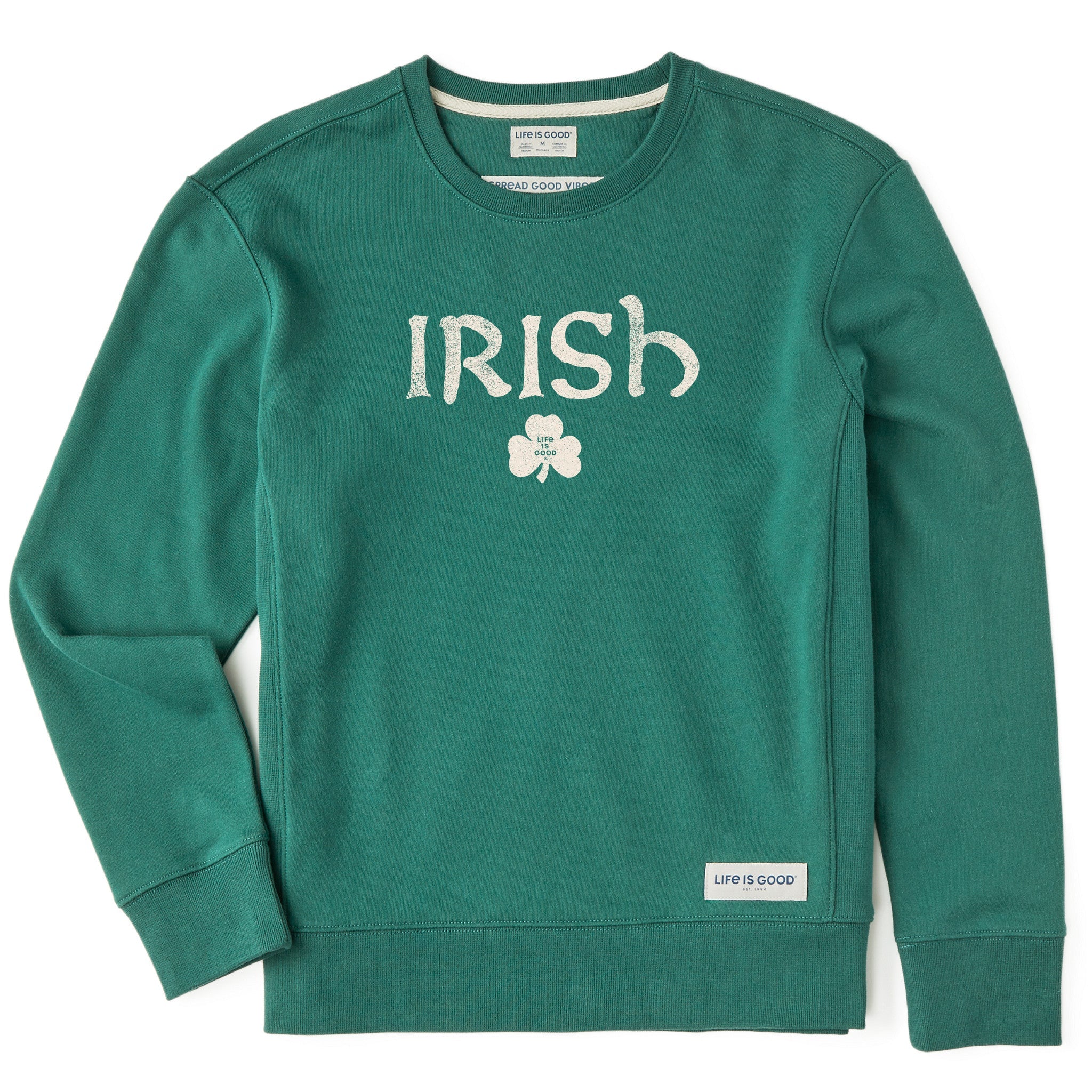 Women's Irish Clover 2 Simply True Fleece Crew
