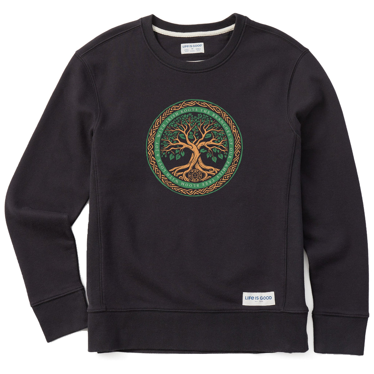 Women's Irish Roots Bloom Tree Simply True Fleece Crew