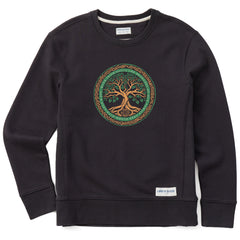 Women's Irish Roots Bloom Tree Simply True Fleece Crew