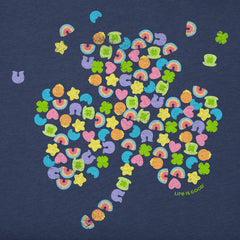Women's Charmed Clover Simply True Fleece Crew