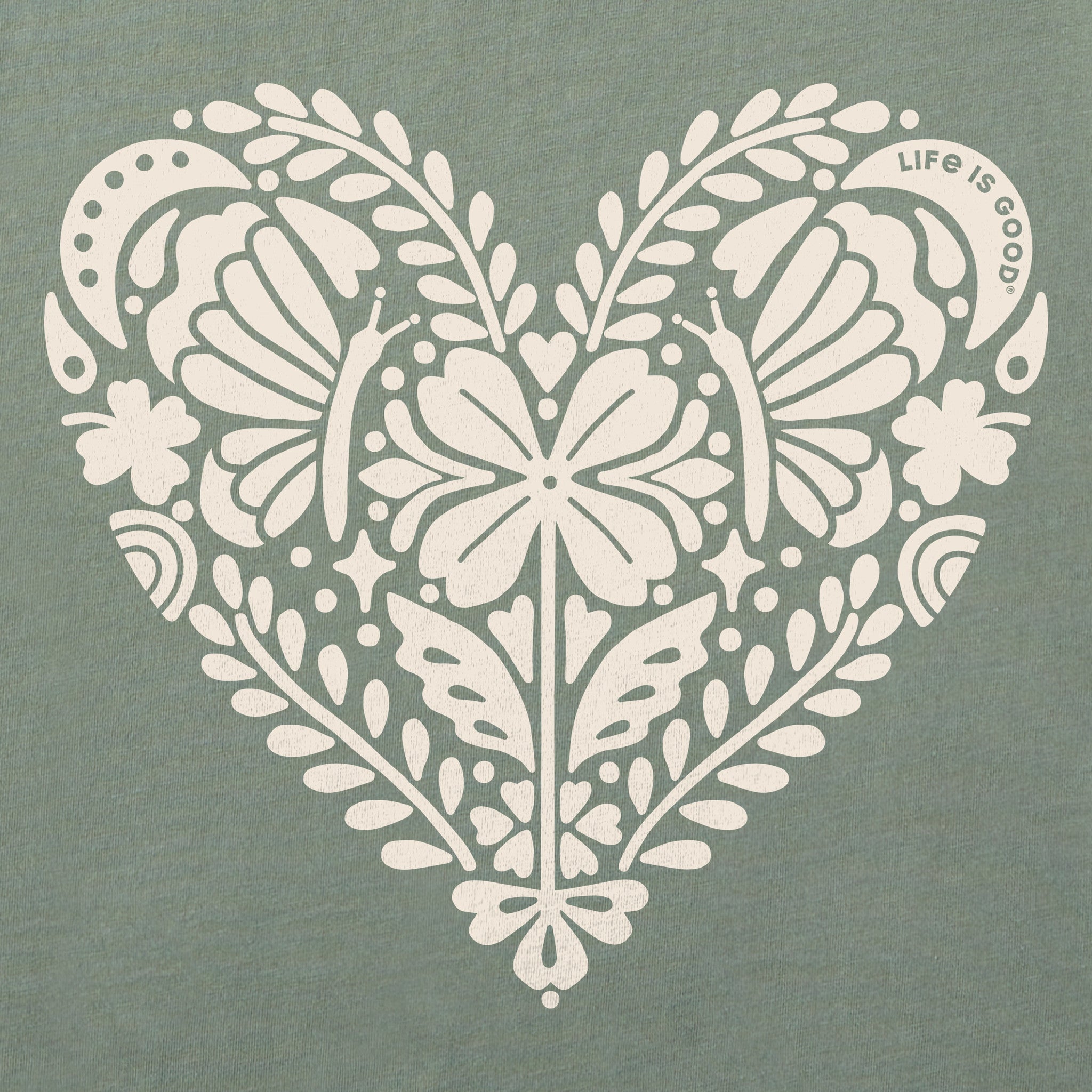 Women's Celtic Clover Heart Short Sleeve Crusher Tee