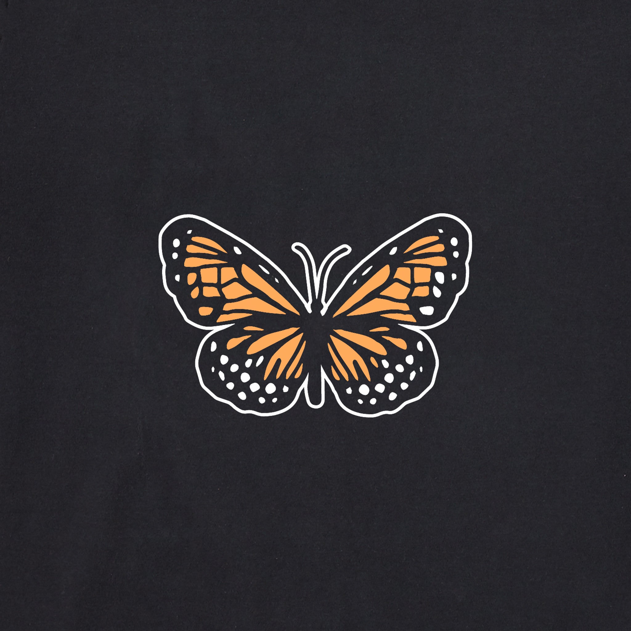 Women's Clean Butterfly Long Sleeve Crusher Boxy Tee