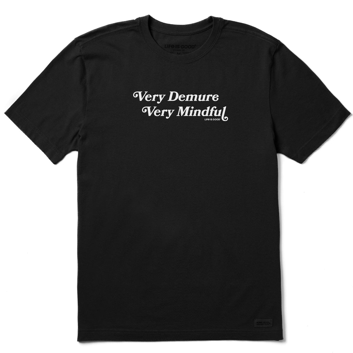 Men's Very Demure Very Mindful Short Sleeve Crusher Tee
