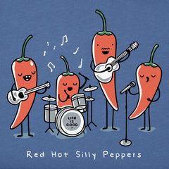 Kids Red Hot Silly Peppers Short Sleeve Crusher Tee