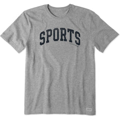 Men's Sports Athletic Arch Short Sleeve Tee