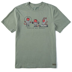 Men's Exercise Your Demons Short Sleeve Tee