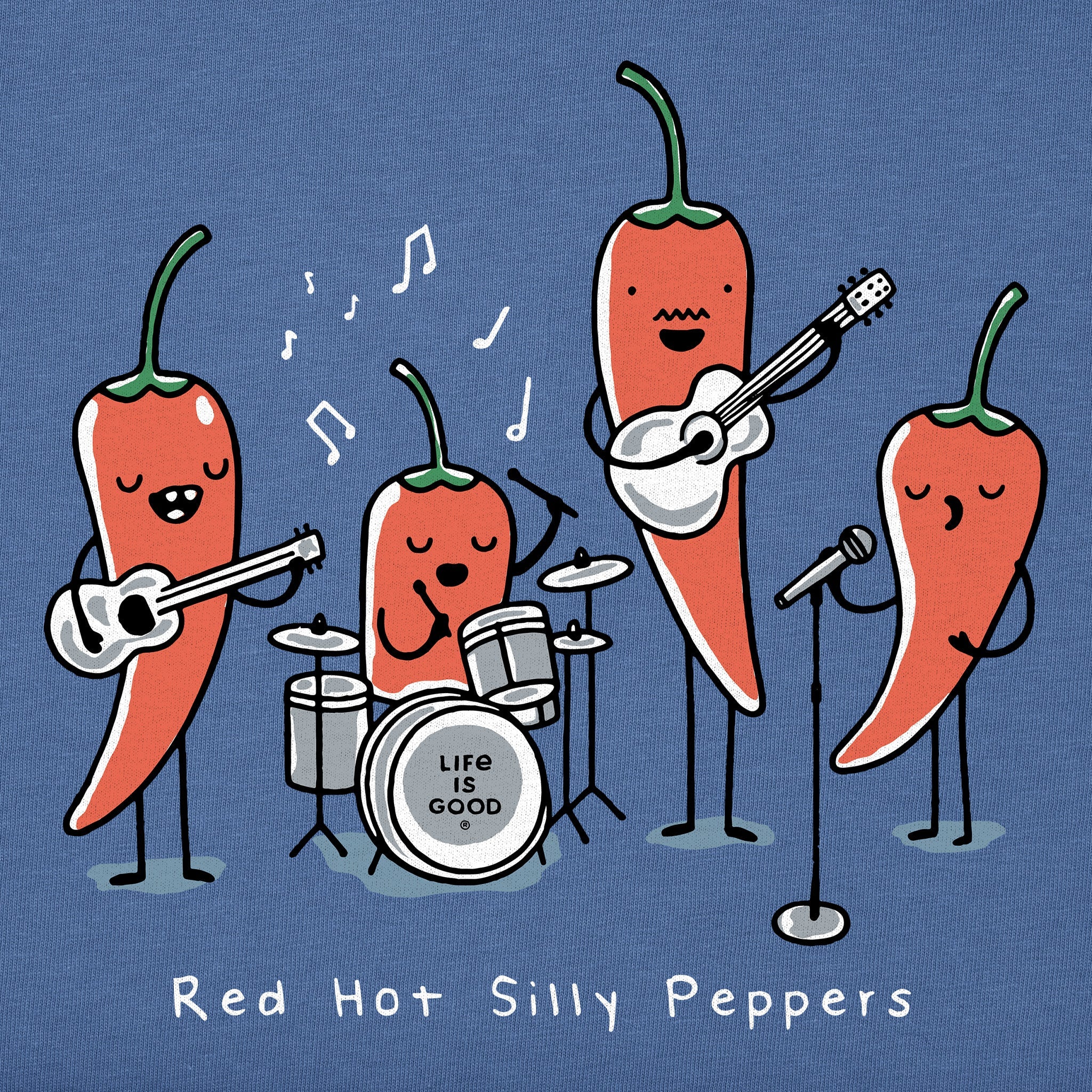 Men's Red Hot Silly Peppers Short Sleeve Tee