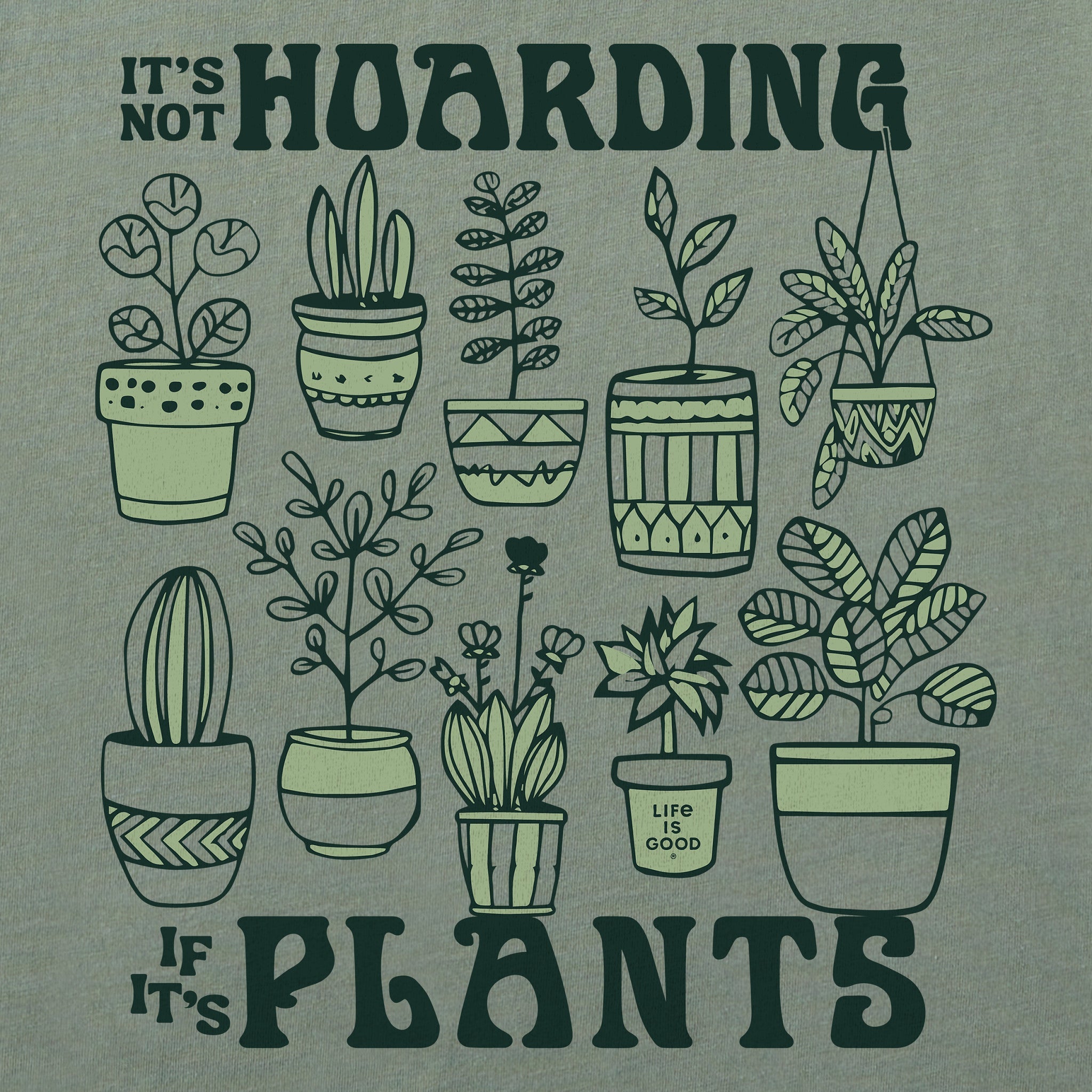 Men's It's Not Hoarding if it's Plants Short Sleeve Tee