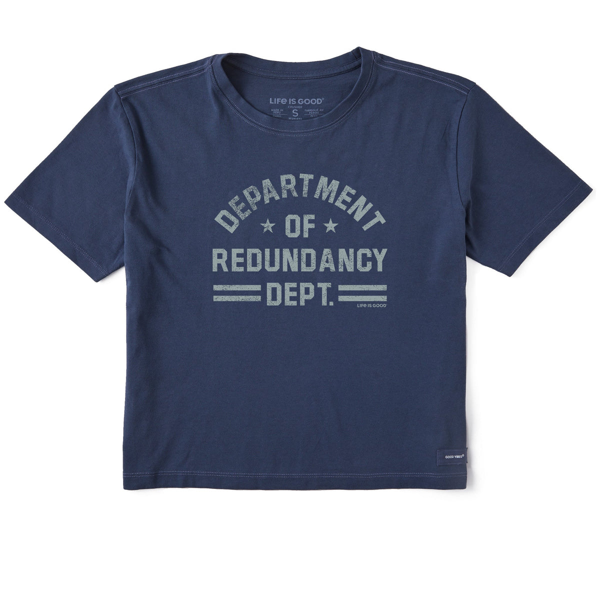 Women's Department of Redundancy Short Sleeve Crusher Boxy Tee