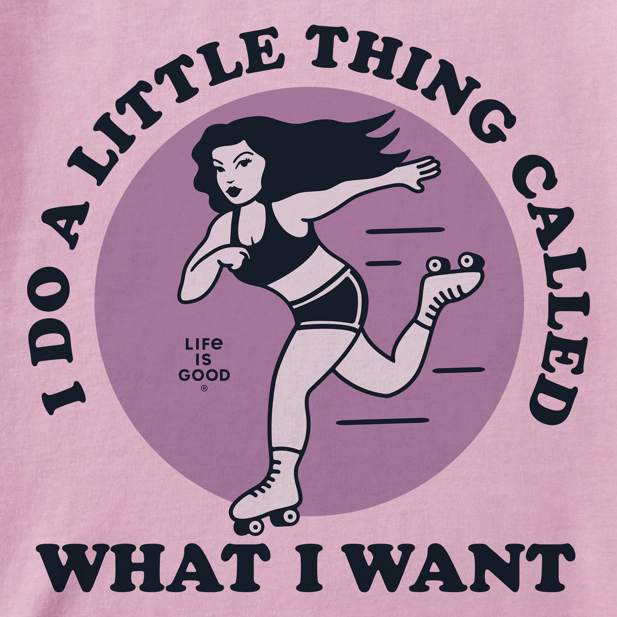 Women's I Do What I Want Skate Short Sleeve Crusher Boxy Tee