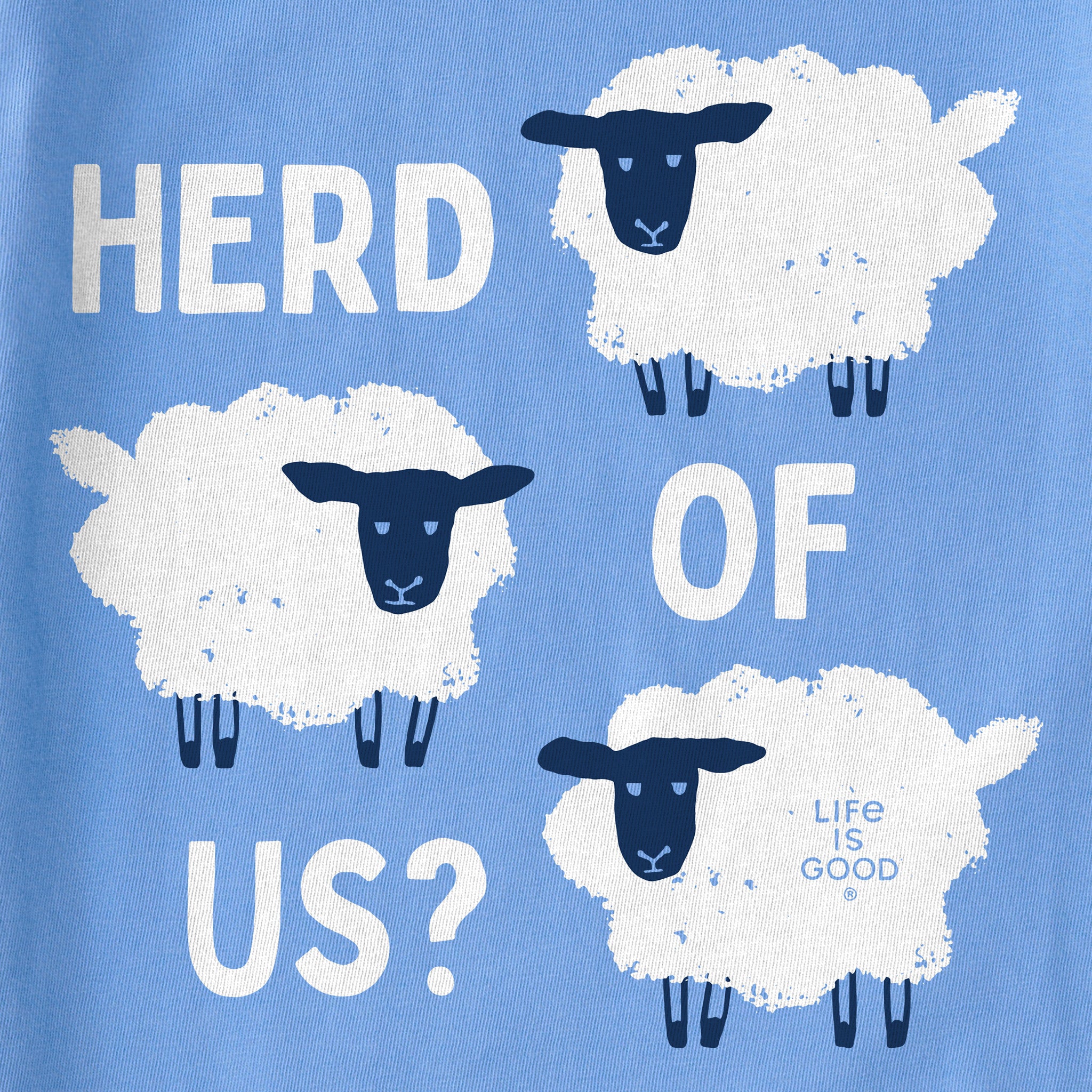 Women's Herd of Us Sheep Short Sleeve Crusher Boxy Tee